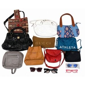 Gucci, Kate Spade, The Sak Mixed Bag & Sunglasses Reseller Lot 15 Pieces NWT